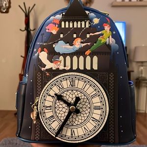Loungefly Peter Pan Glow Clock Backpack